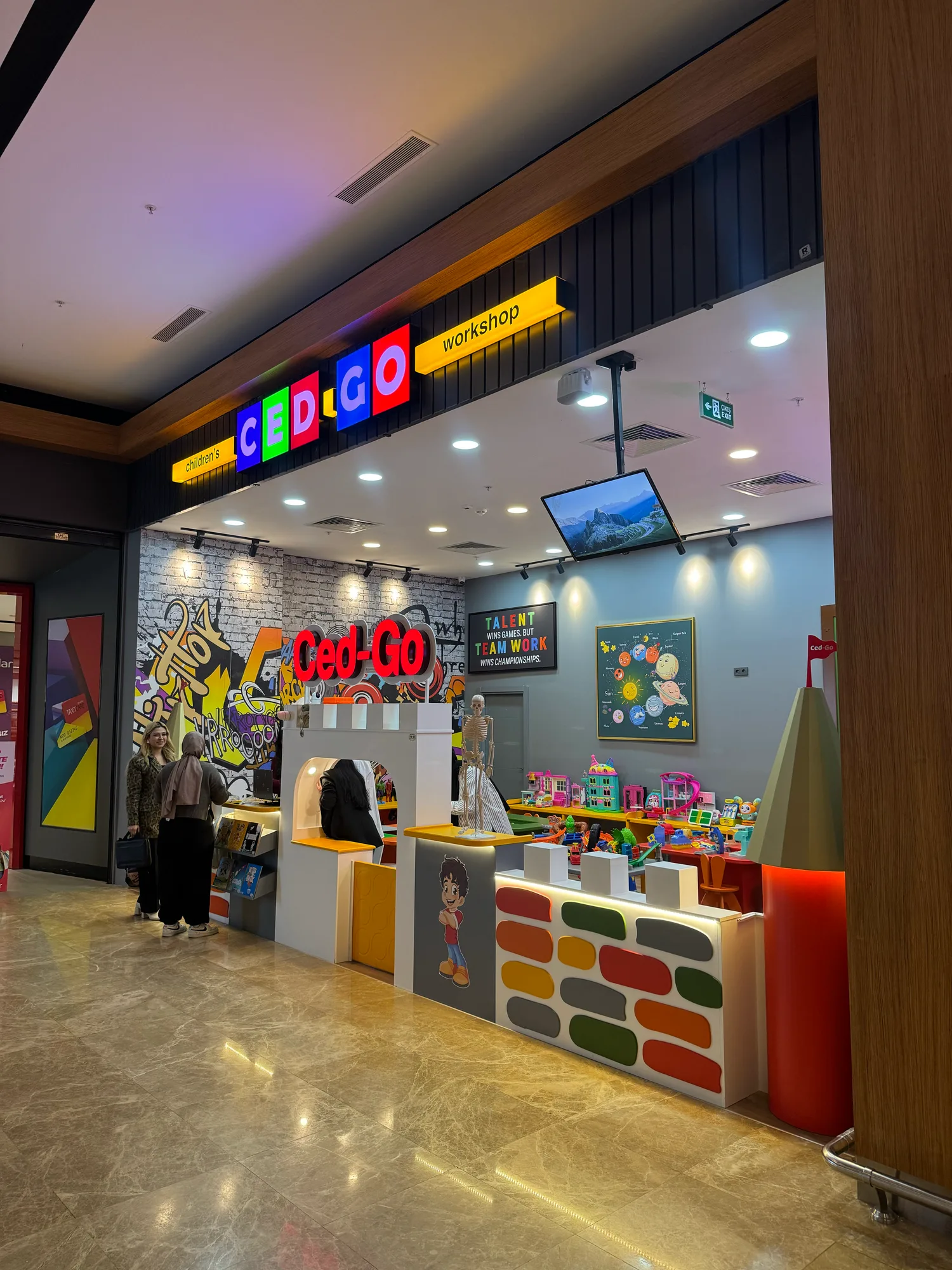 Ced-Go Çocuk Atölyesi — AVM içi konsept atölye — anahtar teslim